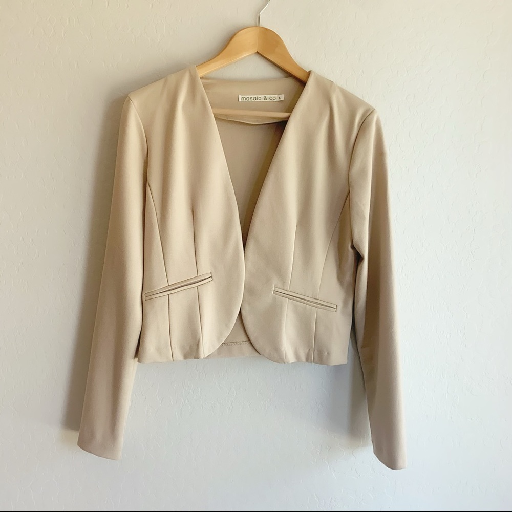 Mosaic & Co Tan Blazer